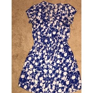 Urban Outfitters blue and white sundress.